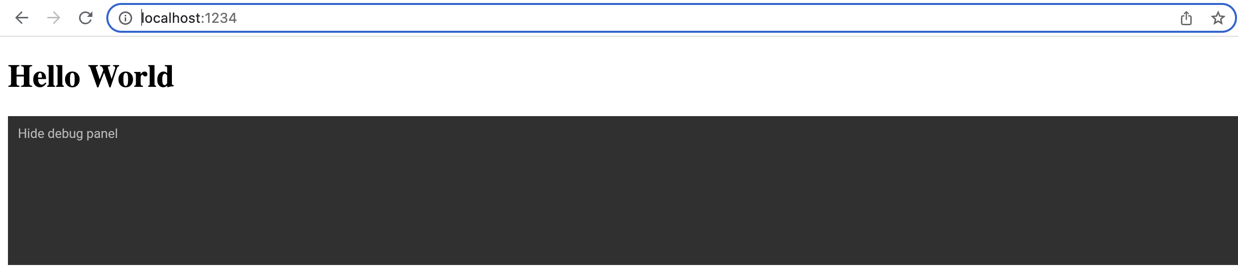 A blank editor loaded on a webpage