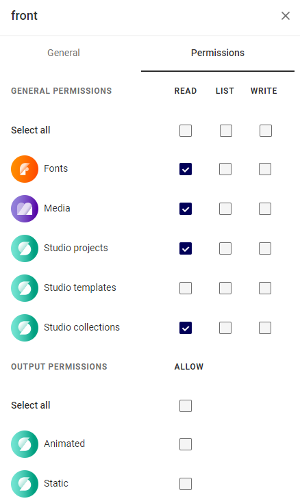 permissions