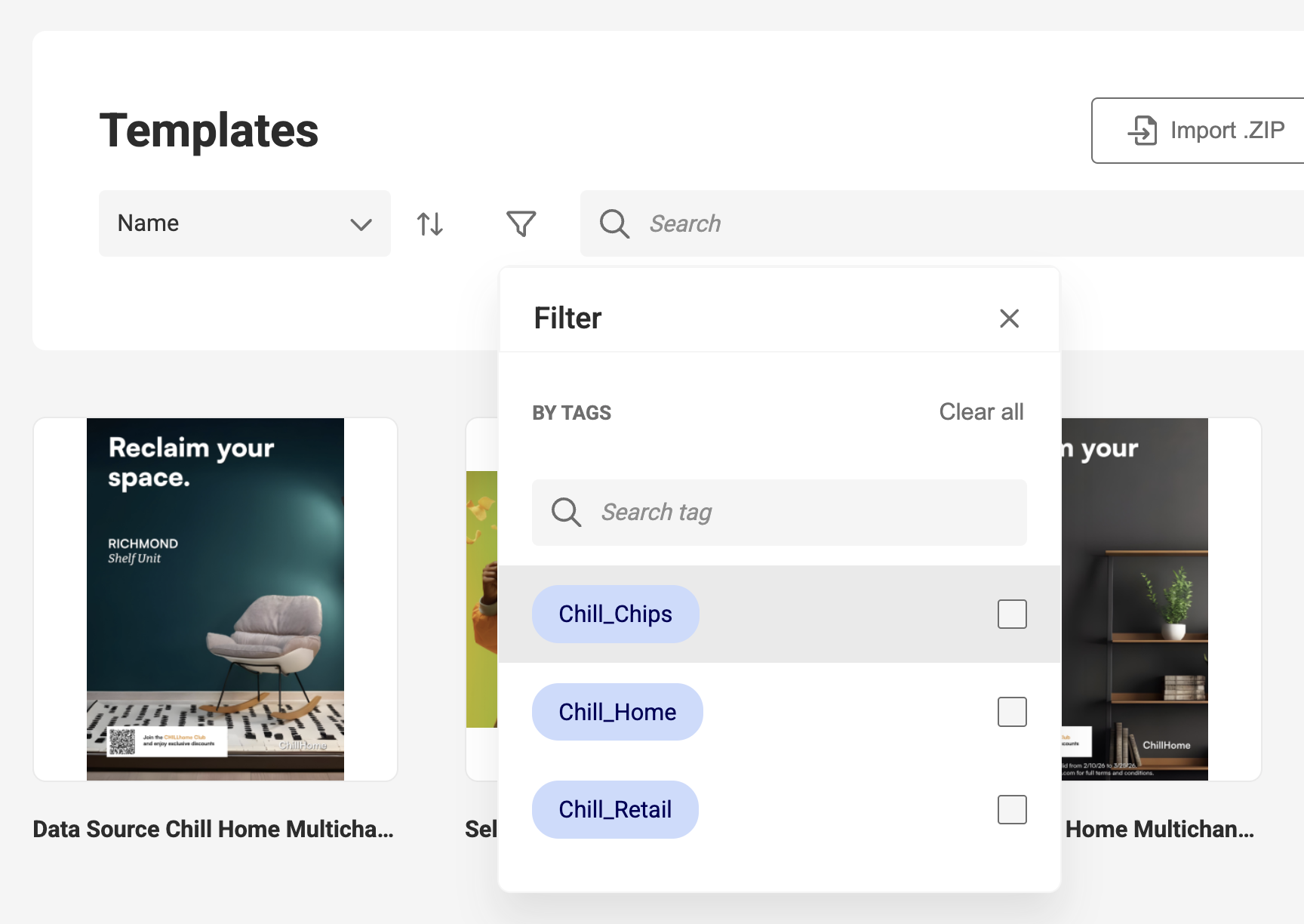 Filter Tags
